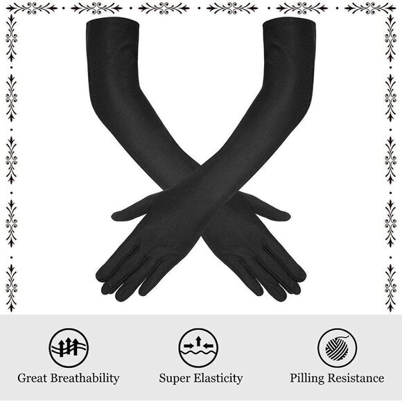 💚✨ 7PCS 1920s Great Gatsby Flapper Green Sequin Dress & Accessories Set 3XL NEW - Picture 14 of 16